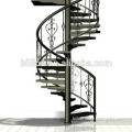 wrought iron spiral staircase design china factory